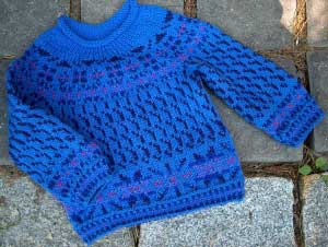 Wee fair Isle Sweater at
                Countrywool